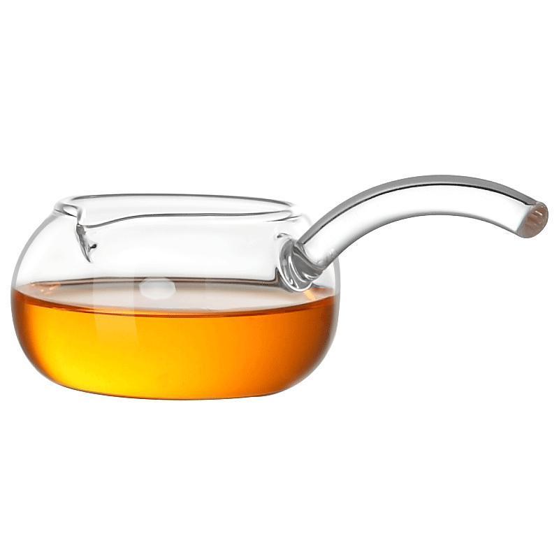 Borosilicate glass Side handle fair cup Kung Fu tea set heat-resistant glass tea dispenser