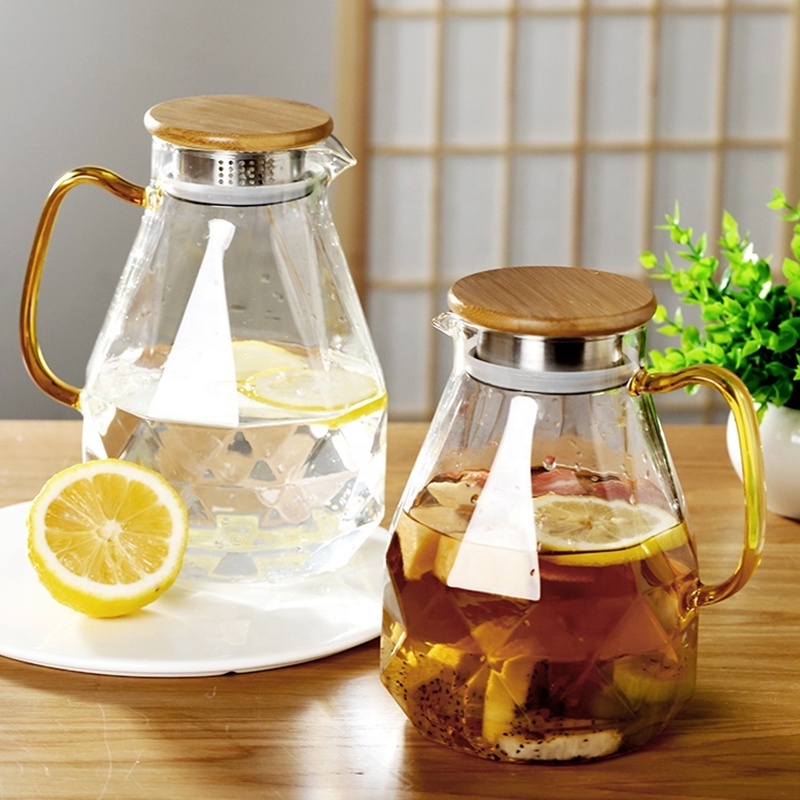 High borosilicate glass, high temperature resistant, high capacity cold kettle for household use