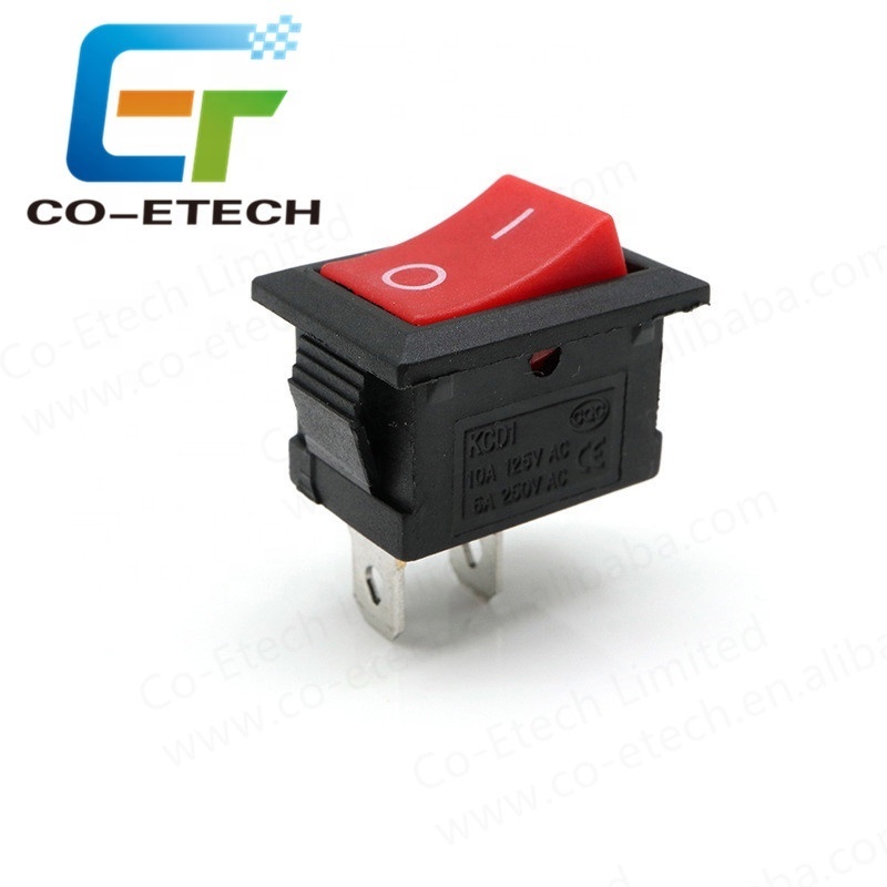 6A/10A  125VAC 250VAC  ON-OFF KCD1 Rocker Switch 15*21mm 2Pin