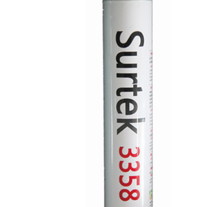 Surtek 3358 fast curing black color with primer polyurethane paint sealant for bus glass