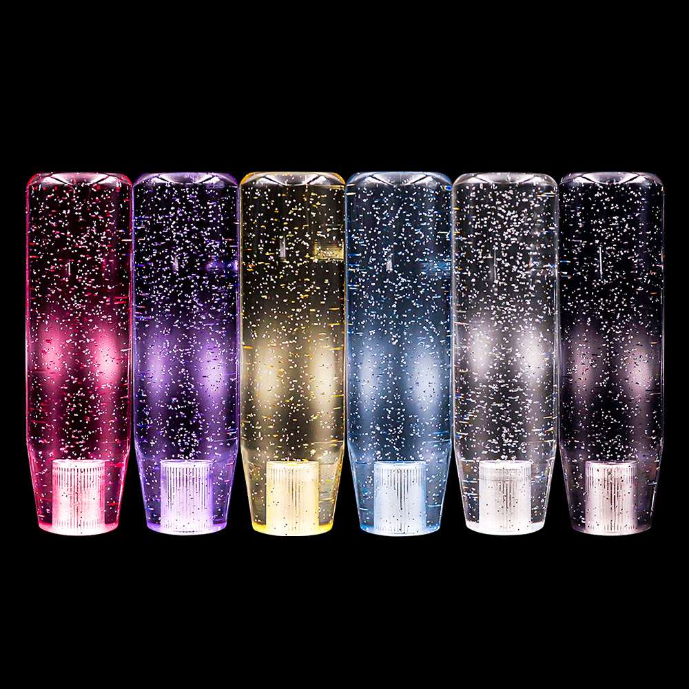 2021 Universal Glitter Shift Knob New Crystal Gear Knob Car Dildo Shift Knob LED Gear Head 15cm