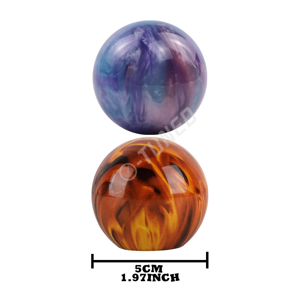 Sky Galaxy Star Dream/Fire Ball Shape Shift Knob For Short Throw Gear Shifter JDM Racing Acrylic Car Interior Decoration