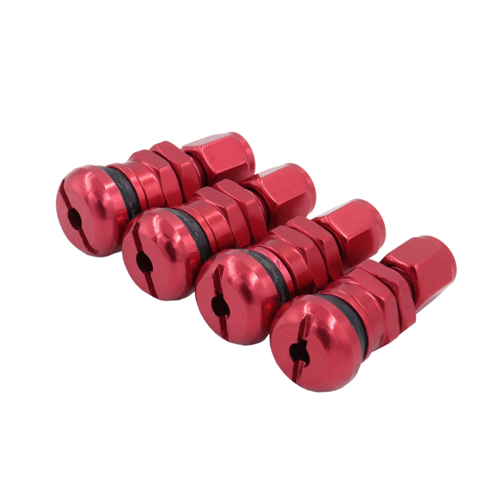 4 Pcs Metal Valve Stem Caps Car Colored Tires Wheels Race for Volk Rays