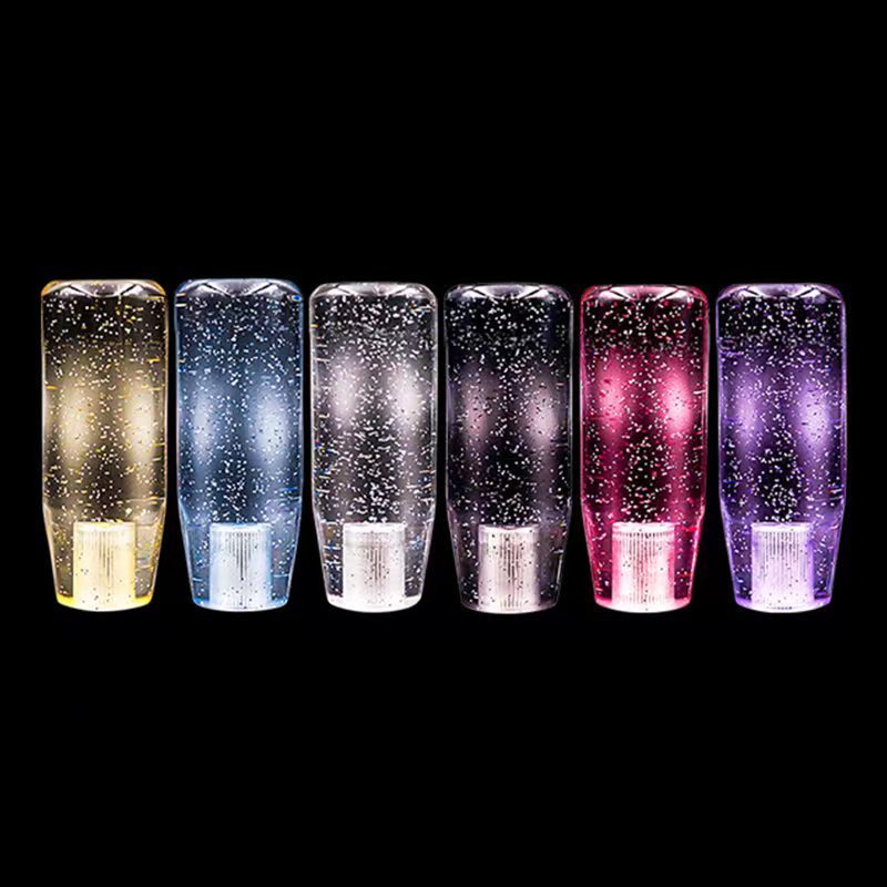 15cm Universal China Professional Manufacture sparkle Shift Knob Car Dildo LED Gear Head  Shift Knob Interior decoration