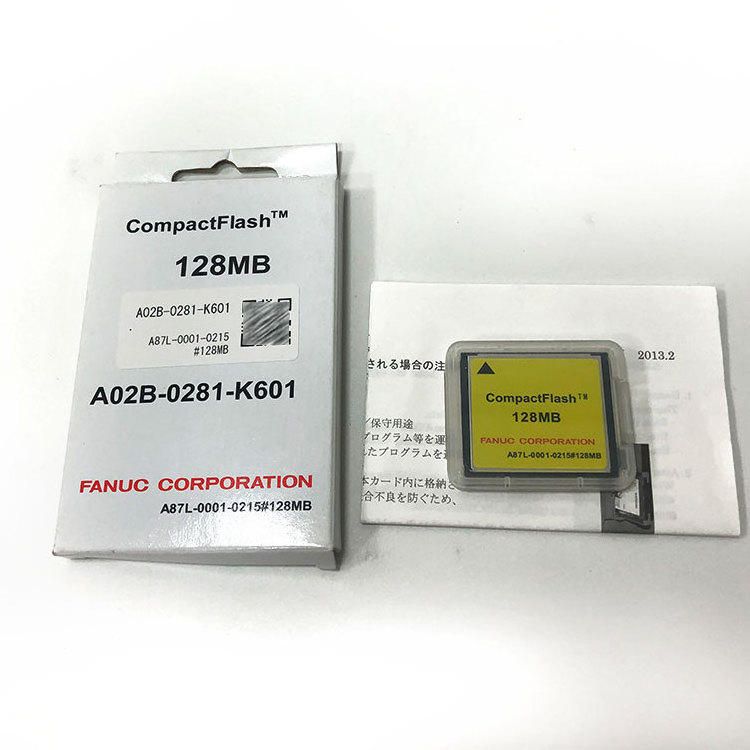 FA02B-0281-K601(128MB) anuc new original compact flash  PCMCIA adapter memory card