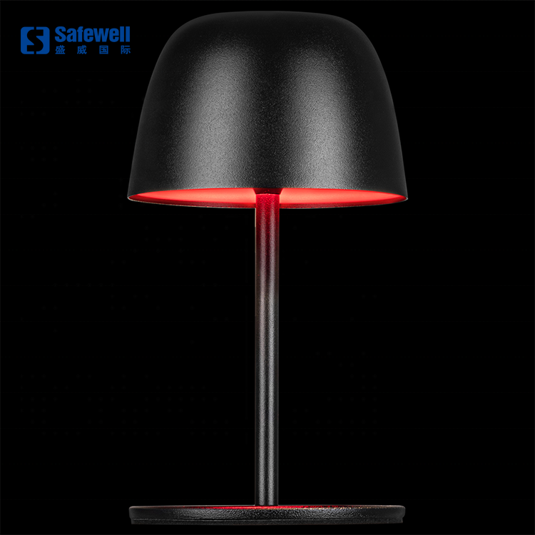 waterproof small LED Rechargeable RGB Cordless Dimmable Touch Switch bar table lamp for coffee tables battery table lamp