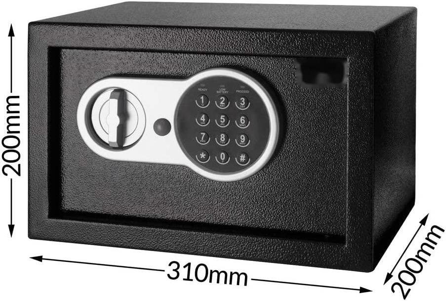 Electronic small steel safe  manufacturer smart metal safebox