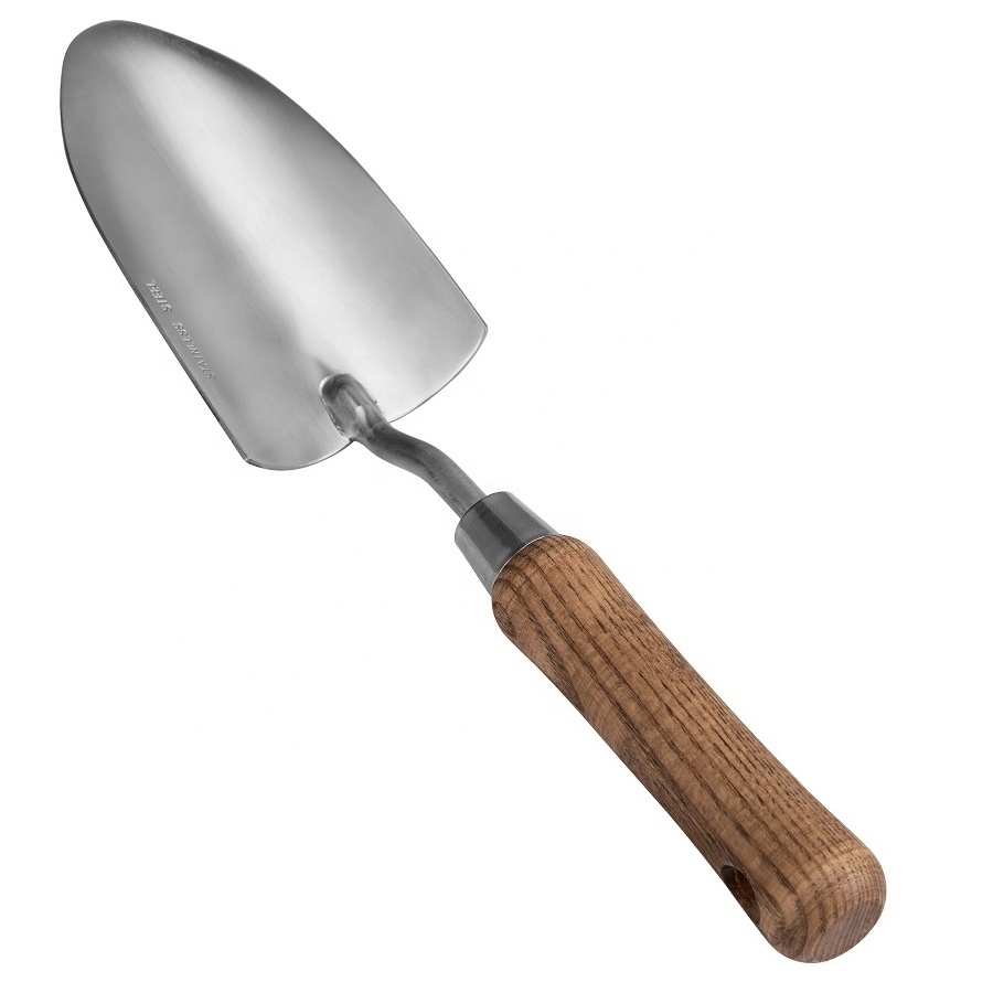 Stainless Steel Garden Hand Shovel With Toon Wood Handle Gardening Tool Garden Tool