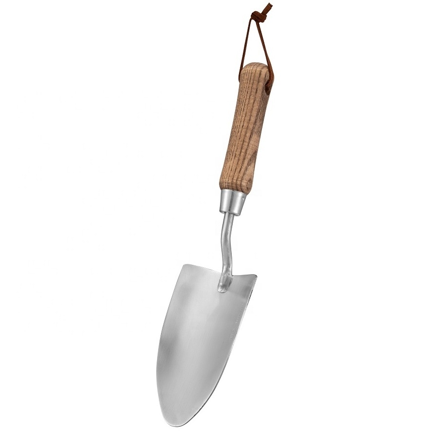 Stainless Steel Garden Hand Shovel With Toon Wood Handle Gardening Tool Garden Tool