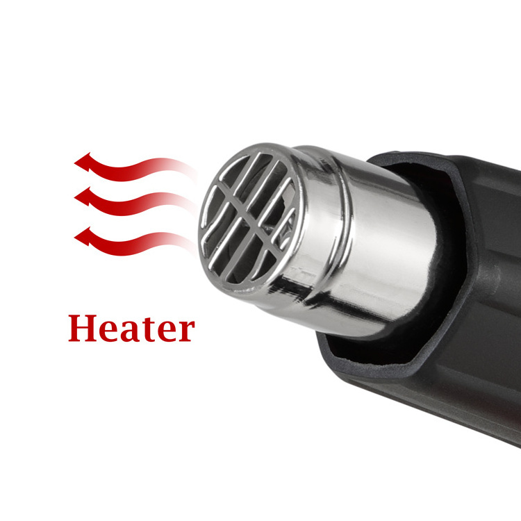 2000W Electric Hot Air machine Gun 60~600 Temperature Control Hot Air Gun Kit 6 DIY Accessories