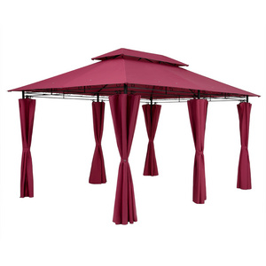 Modern Outdoor Furniture Garden Patio Tent Steel Frame Pavilion Gazebo