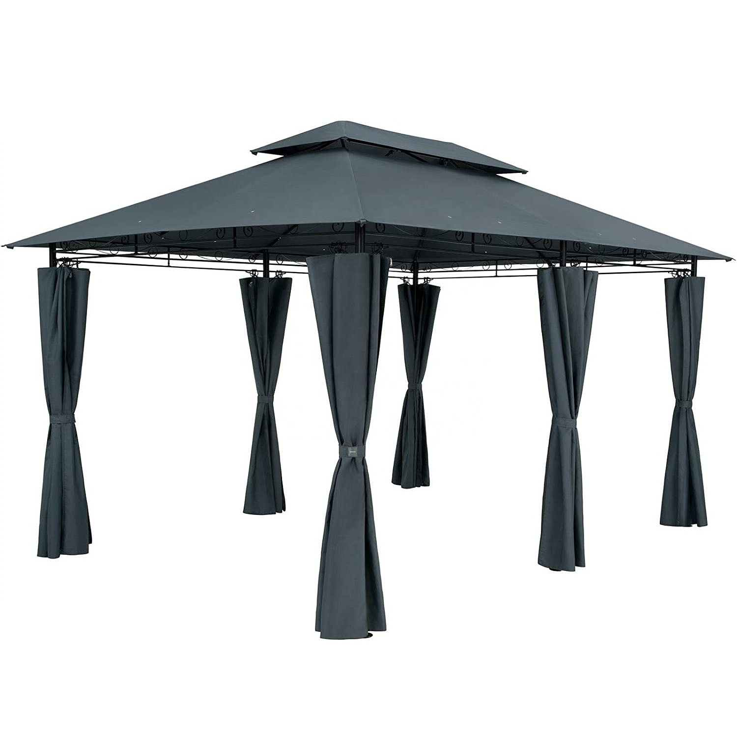 Modern Outdoor Furniture Garden Patio Tent Steel Frame Pavilion Gazebo