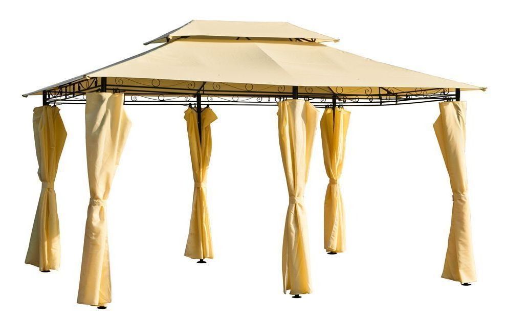 Modern Outdoor Furniture Garden Patio Tent Steel Frame Pavilion Gazebo