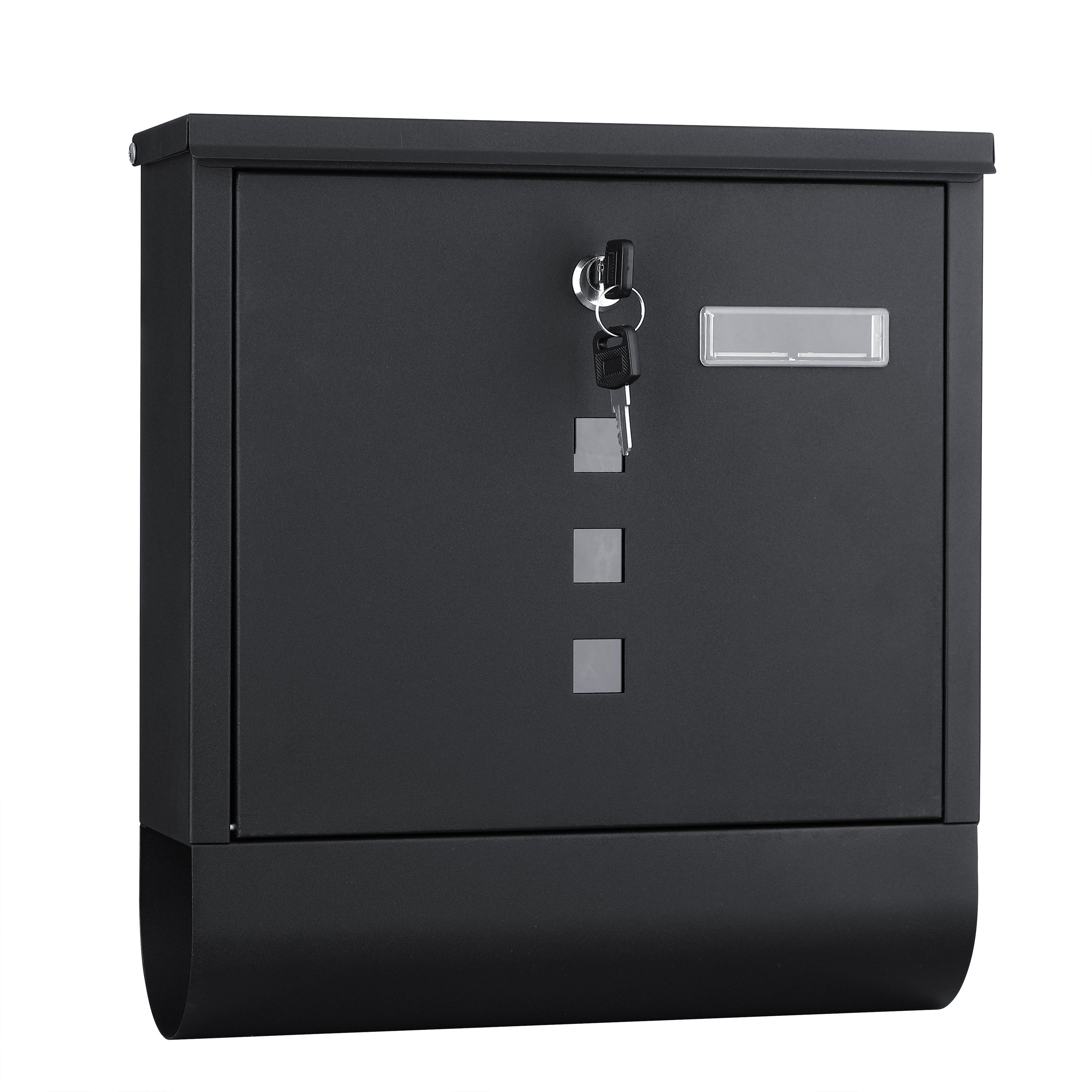 Mounted Mailbox Outdoor metal Wall  post box  with keys waterproof Letter Box