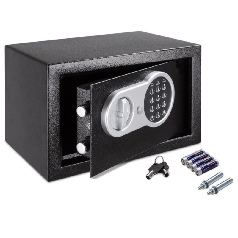 Electronic small steel safe  manufacturer smart metal safebox