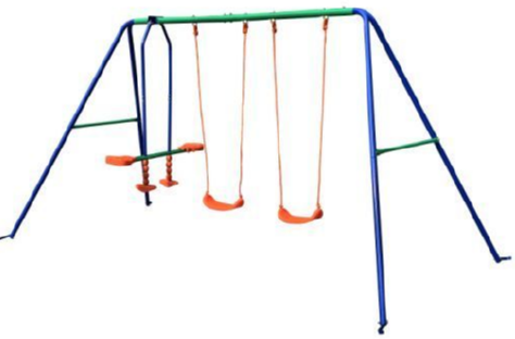 4 seat kids metal frame swing sets outdoor swing chair patio swing