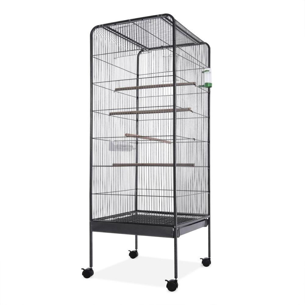 54x54x146cm Steel large  parrot breeding Bird Cage With Stand