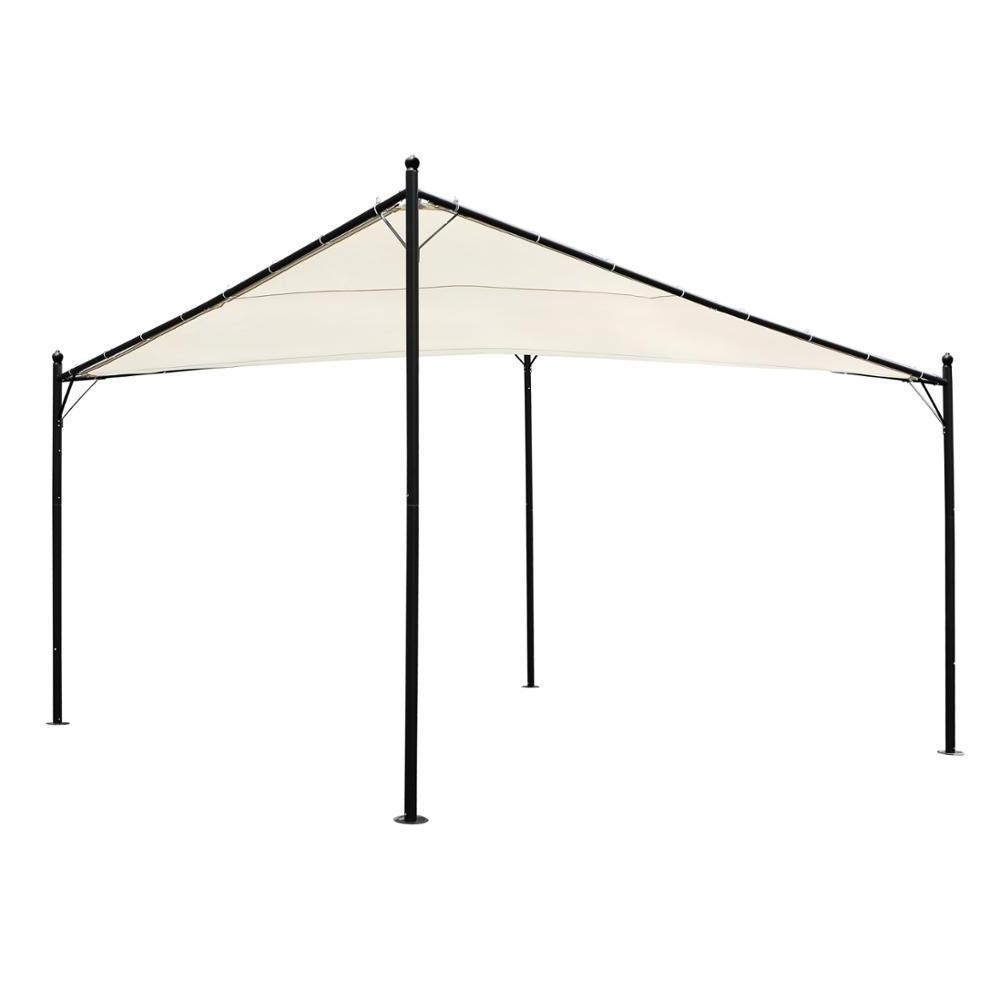 Steel/Oxford Fabric Folding Square Butterfly Gazebo, 10 x 10 ft waterproof