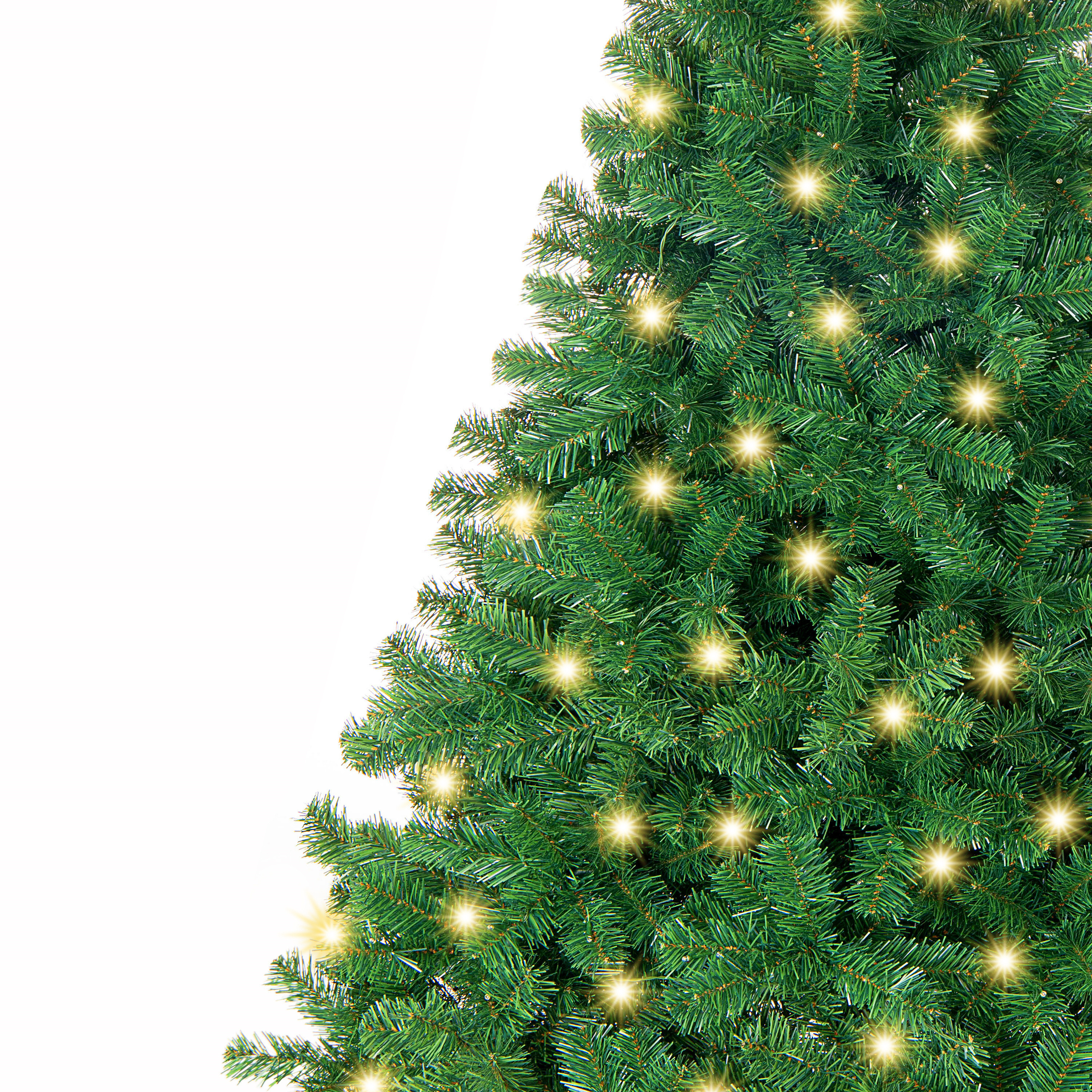 High quality Pre Lit xmas trees  4 5 6 7ft Artificial Tree PVC christmas tree with led lights