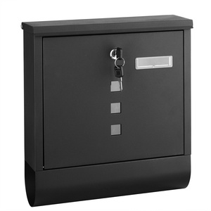 Mounted Mailbox Outdoor metal Wall  post box  with keys waterproof Letter Box