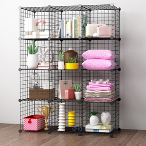 12 Wire grid closet /Metal Gridding 12 Wire Cubes