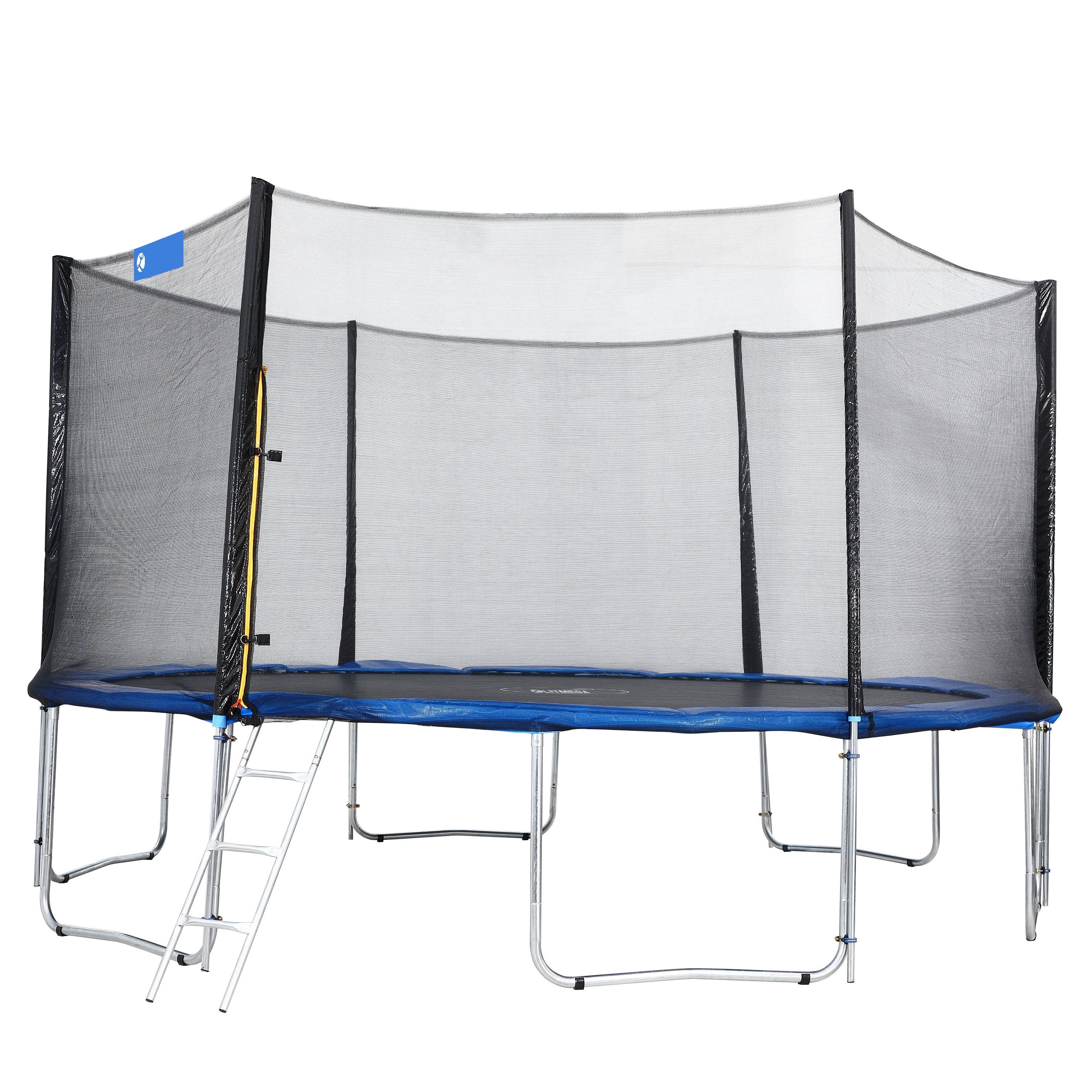 Garden Outdoor Children's Trampoline  8ft 10ft 12ft 14ft With Safety Enclosure Net /Ladder kids trampoline