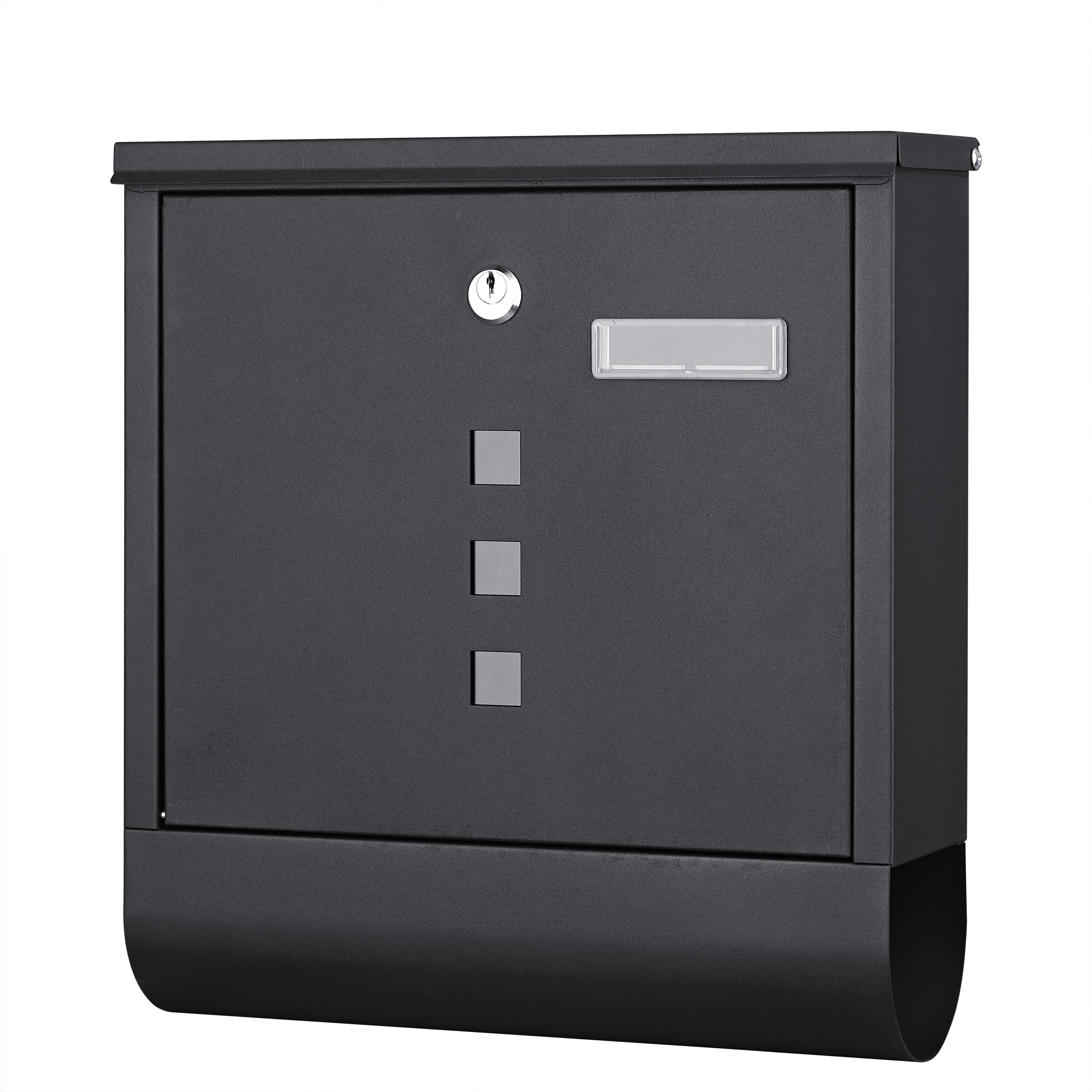 Mounted Mailbox Outdoor metal Wall  post box  with keys waterproof Letter Box