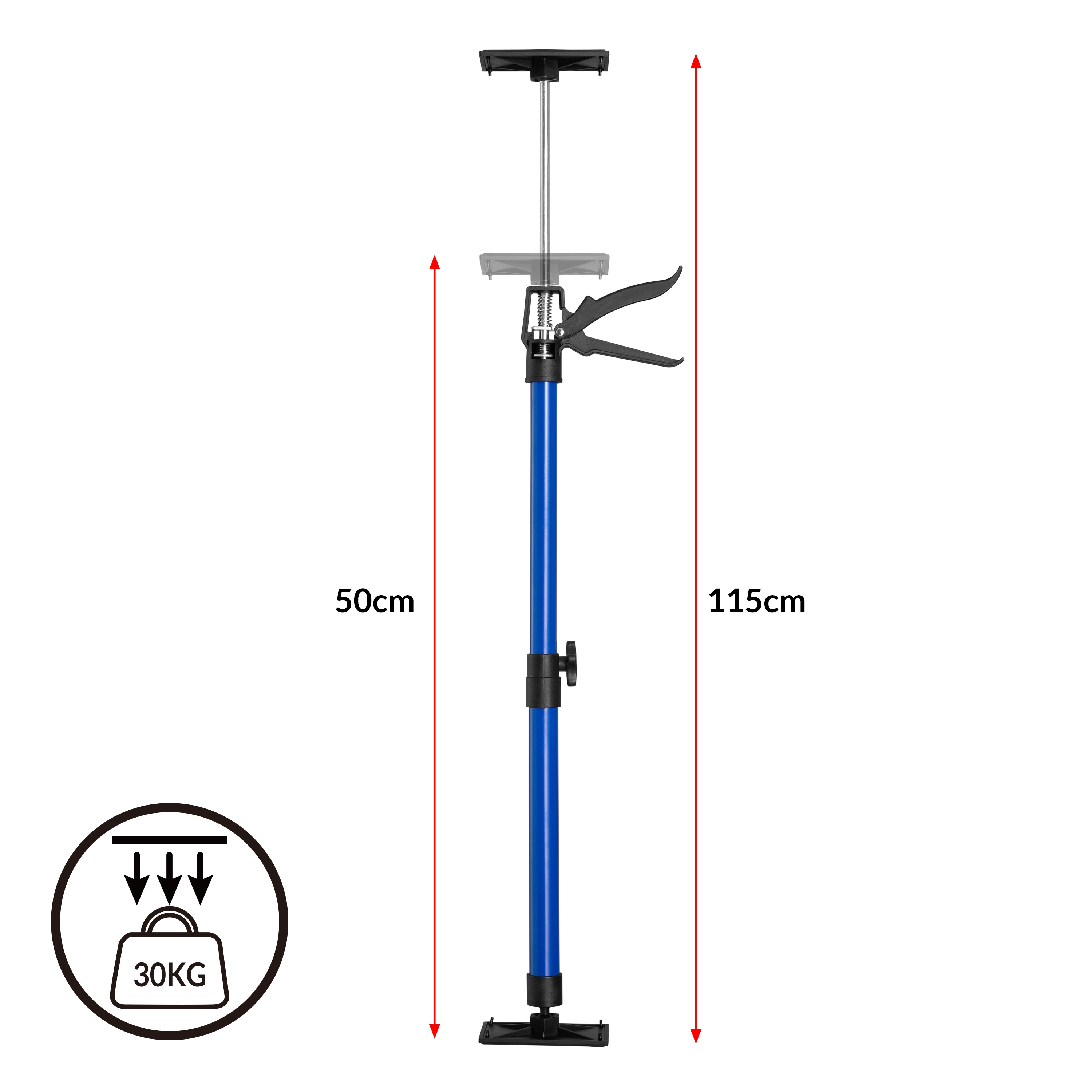 For construction Wholesale Adjustable Telescopic 30KG  Support Pole Extension support rod