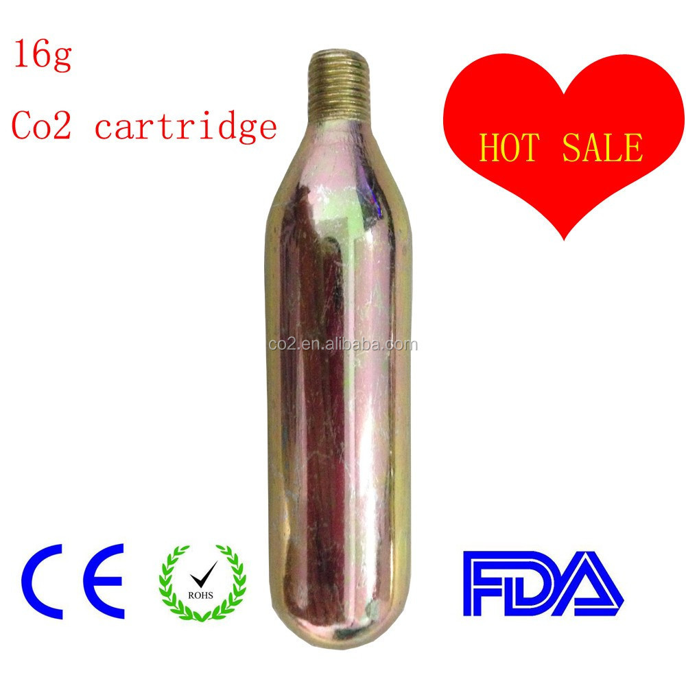 food grade cylinder,16g co2 cartridge used for beer, for Beer & Soda Keg Chargers,