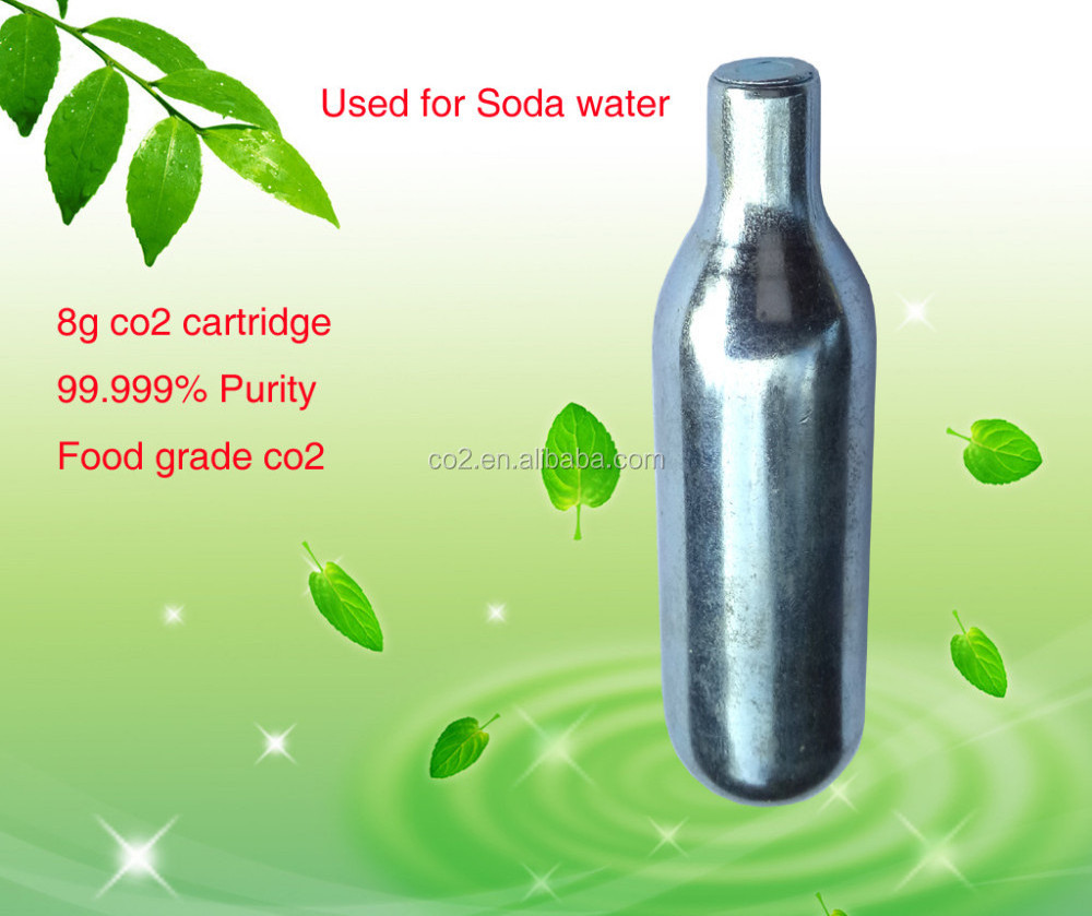 8g co2 cartridge for soda water co2 factory supply soda co2 charger