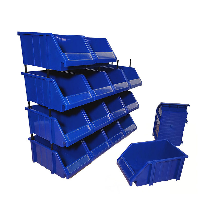 Plastic Storage Bin 3L Storage Boxes Plastic bin Stackeable Shelf Storage Holder Craft Supplies Hang and stack bin