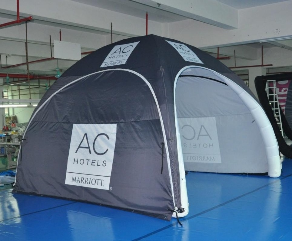 6x6 Commercial Tents Outdoor Display Canopy Big Custom Printing Dome Tent Inflatable Tent For Trade Show