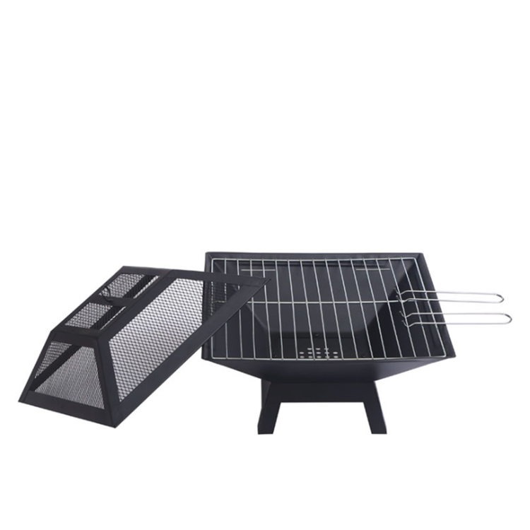 Garden Patio Easily Assembled Grill Camping Portable Charcoal Firewood Burning BBQ Grill Outdoor Brasero Smokeless Fireplace