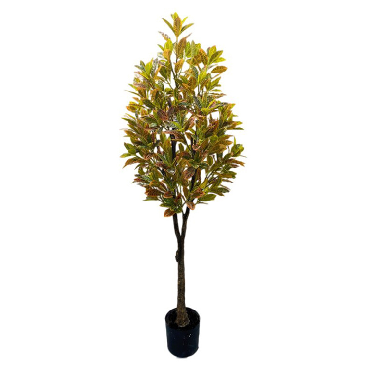 Sprinkle Golden Ficus Tree Making Mangrove Emulation Discoloration Discolored Wood Artificial Tree Indoor Home Lifelike Crafts