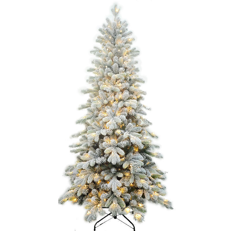 High Quality Snowing Xmas Tree Christmas Artificial Plants Flocked Christmas Tree For Holiday