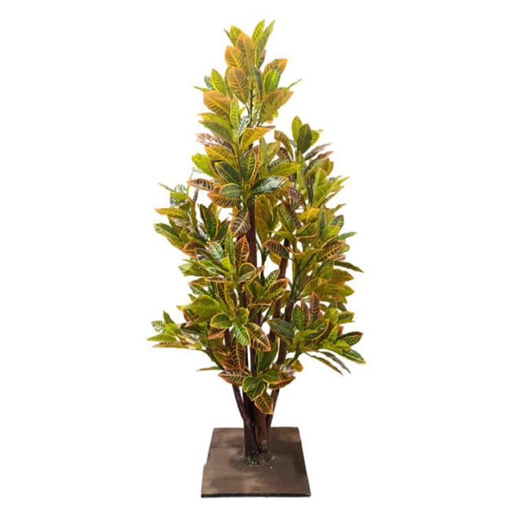 Sprinkle Golden Ficus Tree Making Mangrove Emulation Discoloration Discolored Wood Artificial Tree Indoor Home Lifelike Crafts