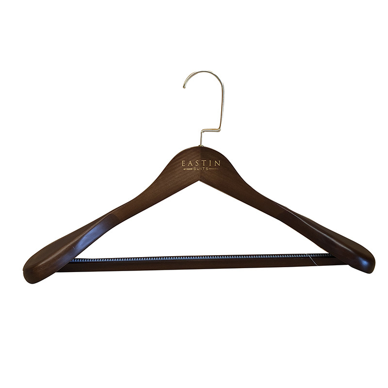 Quality Kids White Wooden Coat Hangers for Baby Toddler Clothes