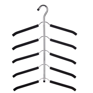 Wholesale Multi Layers hangers Magic Tree Shape Clothes Space Saving Metal Hanger For Clothing