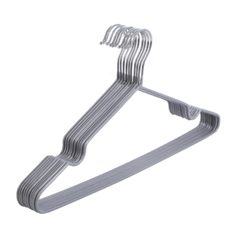 New Style Rubber Coating Clothes Hangers Economic Non Slip Adult Heavy Duty Hangers Metal Bronze Laundry Hanger Metal