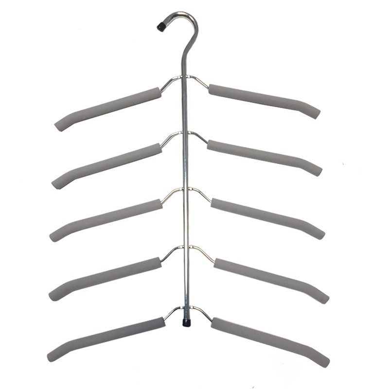 Wholesale Multi Layers hangers Magic Tree Shape Clothes Space Saving Metal Hanger For Clothing