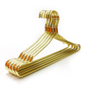 Hot-Sale Custom Type E Clothes Golden Hangers Reinforced Non-Trace Drying Aluminum Alloy Hanger