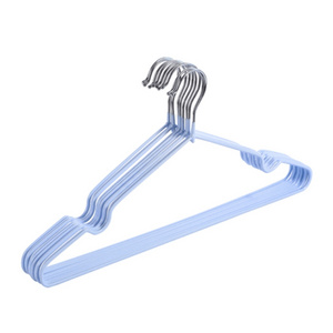 New Style Rubber Coating Clothes Hangers Economic Non Slip Adult Heavy Duty Hangers Metal Bronze Laundry Hanger Metal