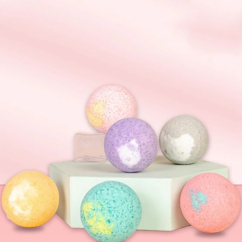 wholesale custom made business gift colorful natural Plant extract Foot Bath Bombs