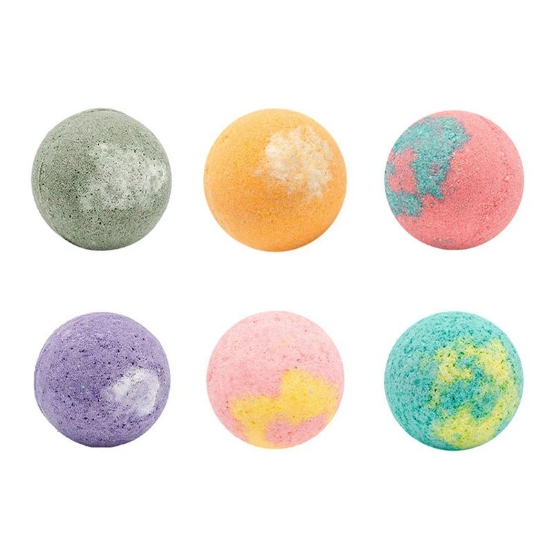 wholesale custom made business gift colorful natural Plant extract Foot Bath Bombs