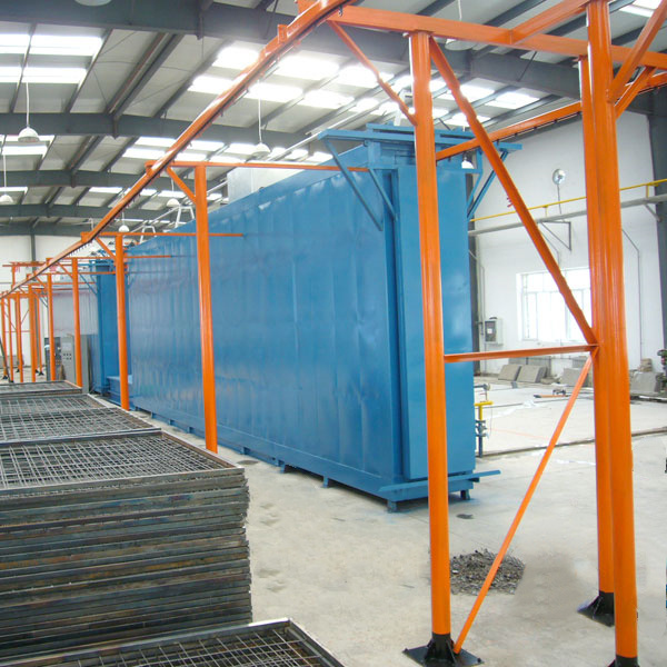 Powder PVC Coating Automated Line for Fence Mesh Panel With Fluidized Bed Coating