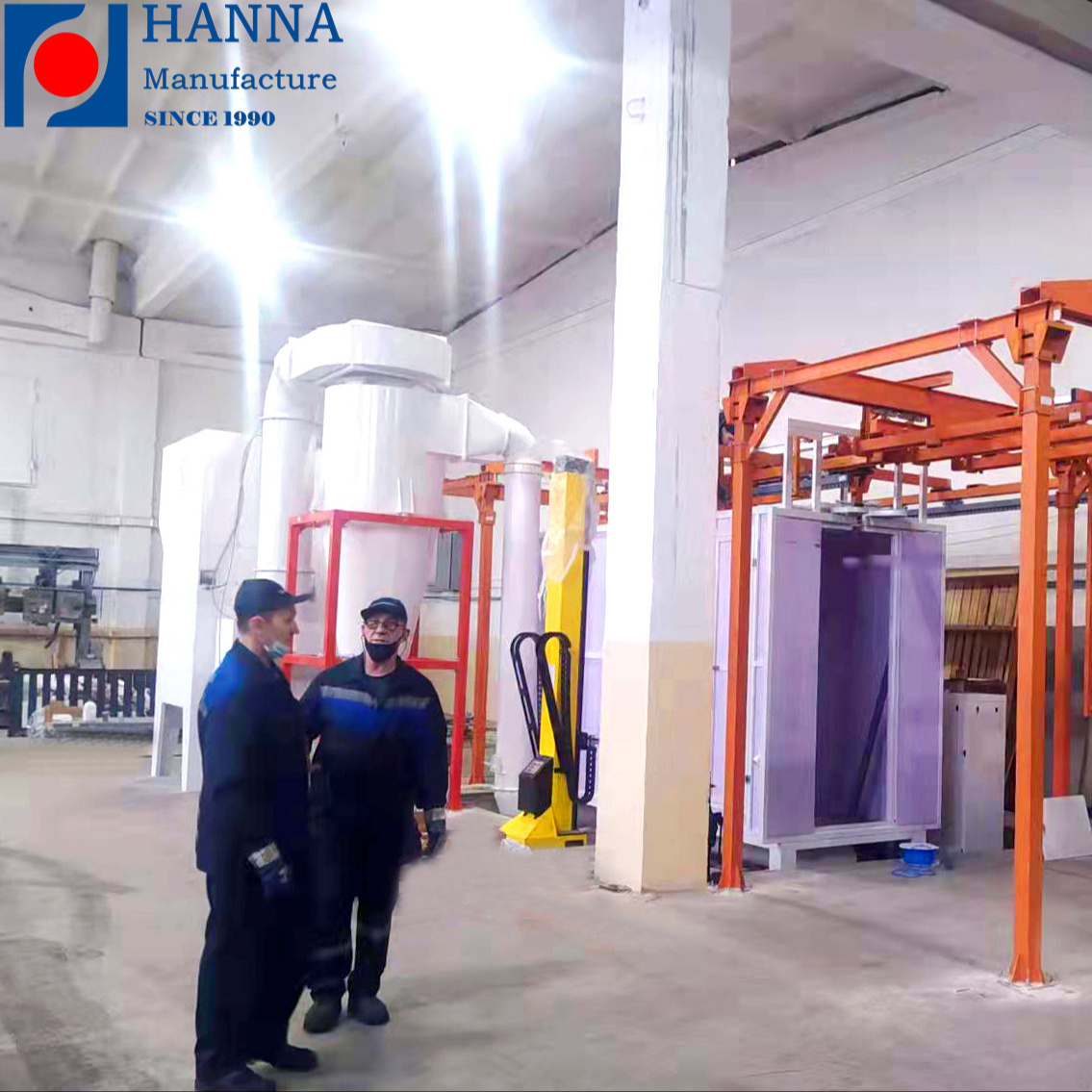 Fully automatic aluminium profiles window  powder coating oven system