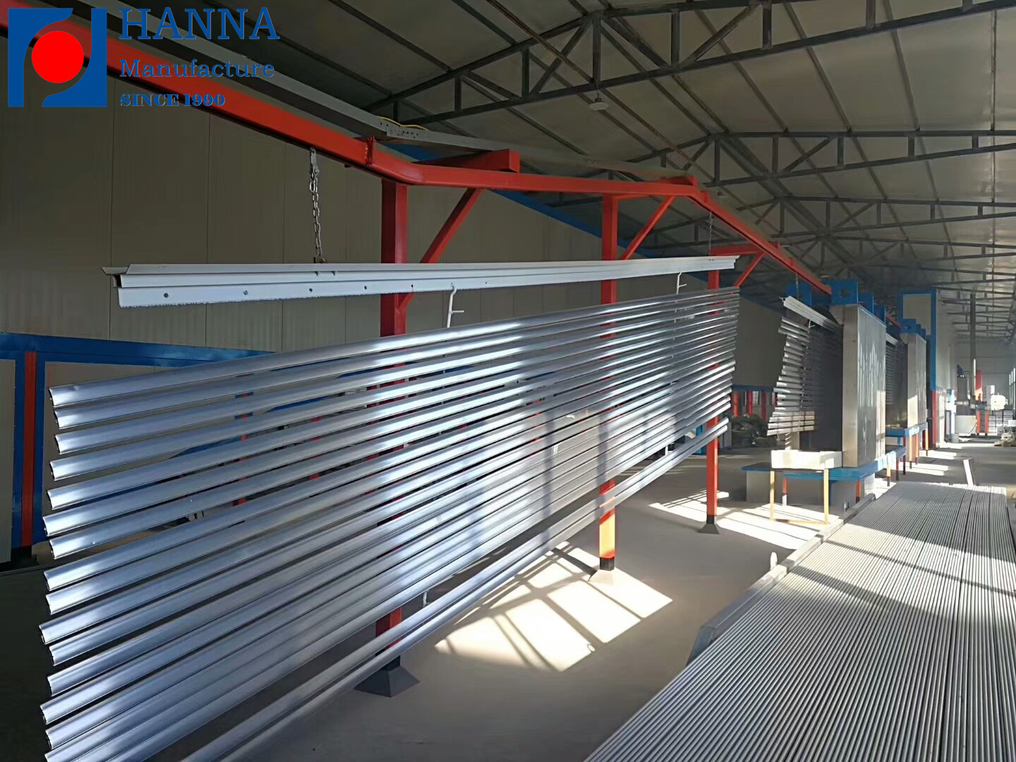 Powder Coating Line Manufactures - Automatic Aluminum Profile Electrostatic Powder Coating System Painting Machine