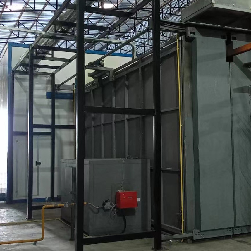 3D wire welded  Fence Panel Shelves Automatic Fluidized Bed PE PVC PVD Powder Dip Coating Line Dip Coating Machine system