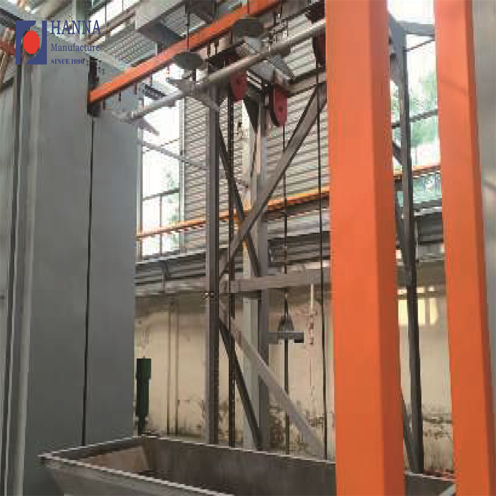 Automatic PVC Dip Powder Coating Line  Powder Dip Coating Painting System  For Fence With Fluidized Bed