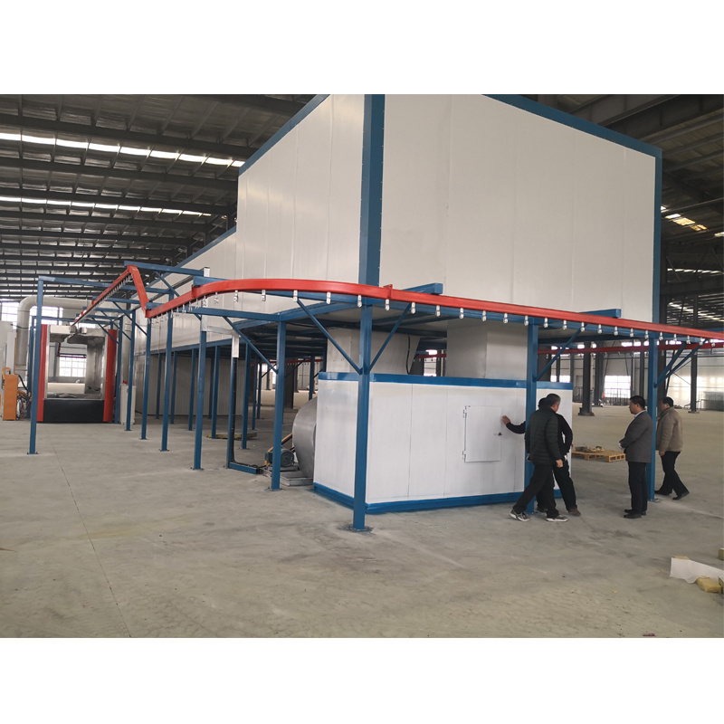 Automatic  metal vertical aluminum powder coating production line